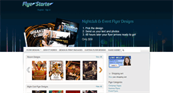 Desktop Screenshot of flyerstarter.com